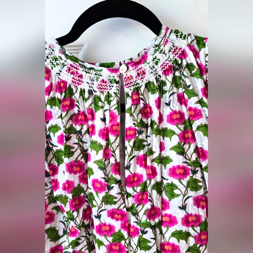 Roller Rabbit Floral Dress Girls Size 12 - Picture 5 of 16
